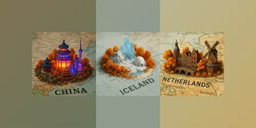3D Landmark Maps generated by chatgpt-image