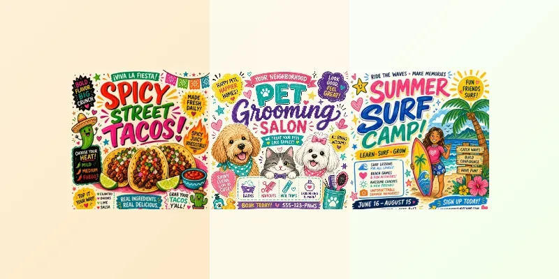 Handdrawn Marker Poster Makers generated by undefined