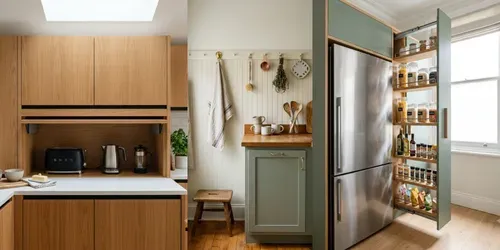 Small Kitchen Storage Scene Builders generated by gemini-image