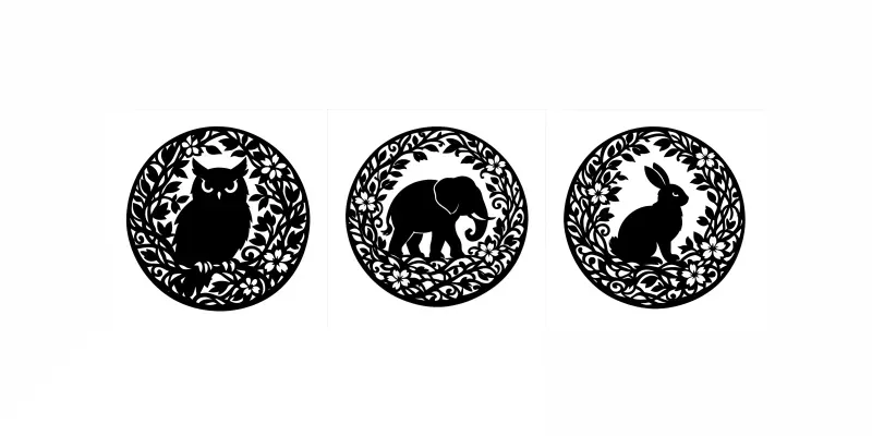 Artistic Paper Cut Silhouette Generator generated by undefined