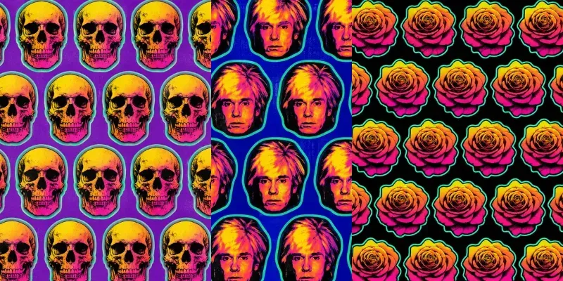 Pop Art Silkscreen Patterns generated by undefined