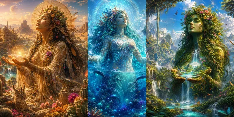 Ethereal Avatars Of Gaia generated by undefined