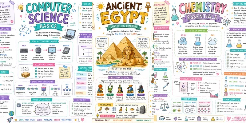 Educational Infographic Posters generated by undefined