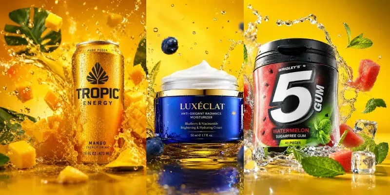 Yellow Burst Product Ads generated by undefined