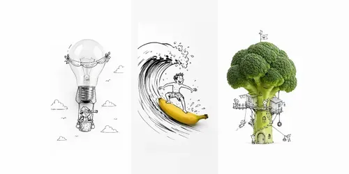Real Objects Integrated Into Cartoons generated by chatgpt-image