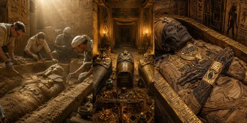 Ancient Egyptian Mummies generated by undefined