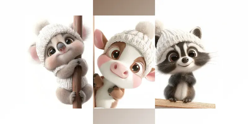 Cozy Winter Animal Photography generated by undefined