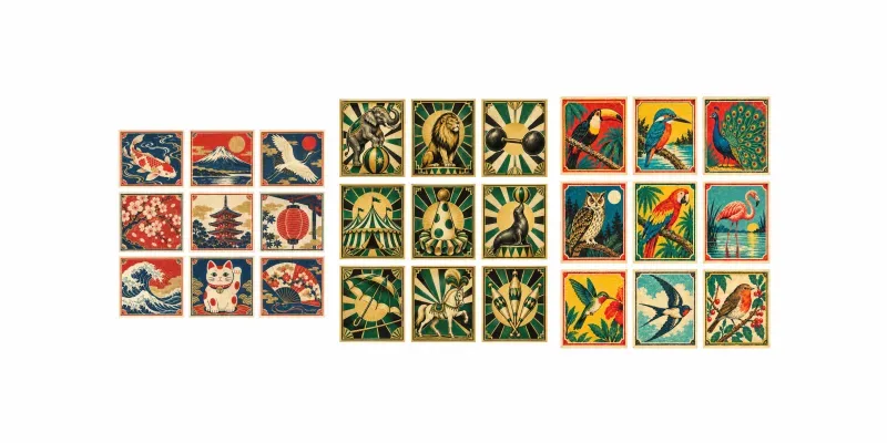 Vintage Matchbox Label Ephemera