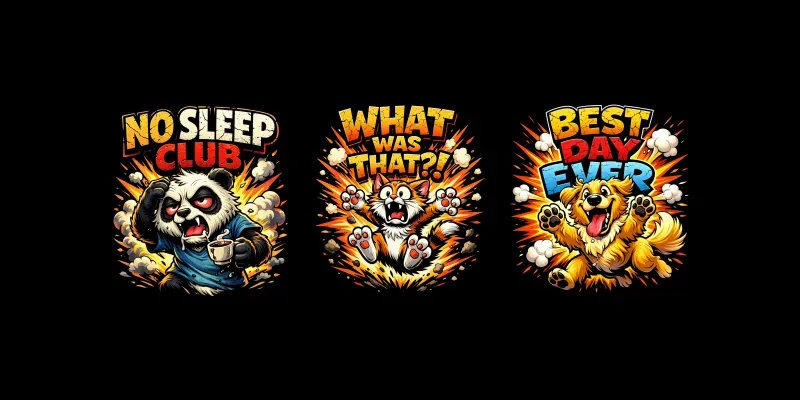 Explosive Cartoon Mascots