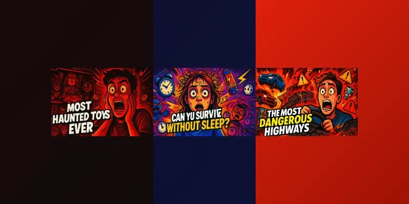 Chaotic Vibrant Youtube Thumbnails generated by undefined