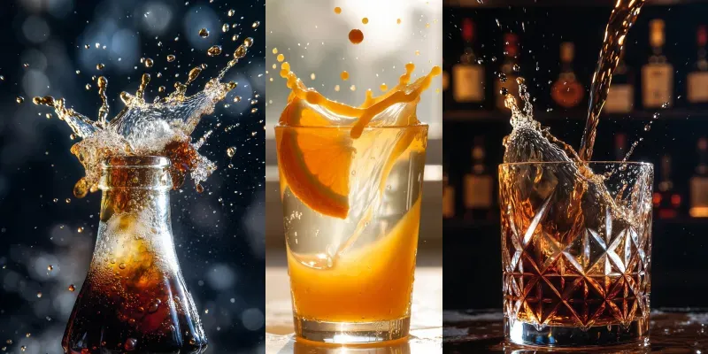 Drink Product Photography generated by undefined