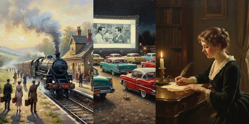 Vintage Masterpiece Oil Paintings generated by undefined