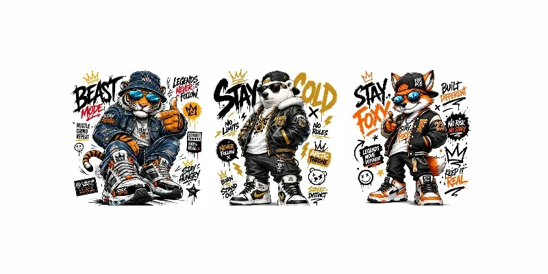 Streetwear Mascot Graphic Tees generated by undefined