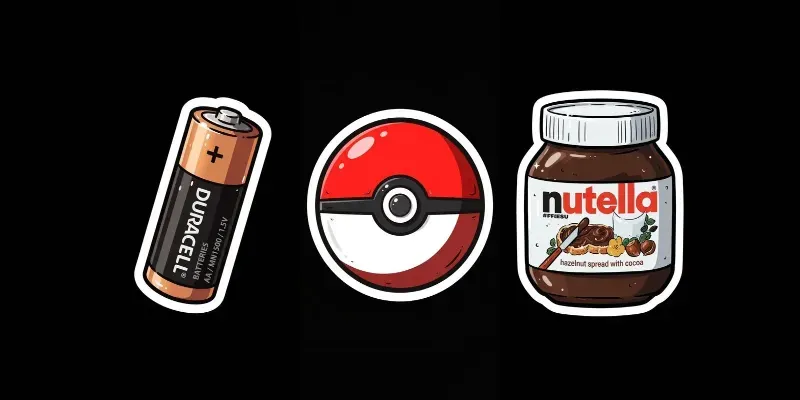 Handinked Vector Stickers generated by undefined