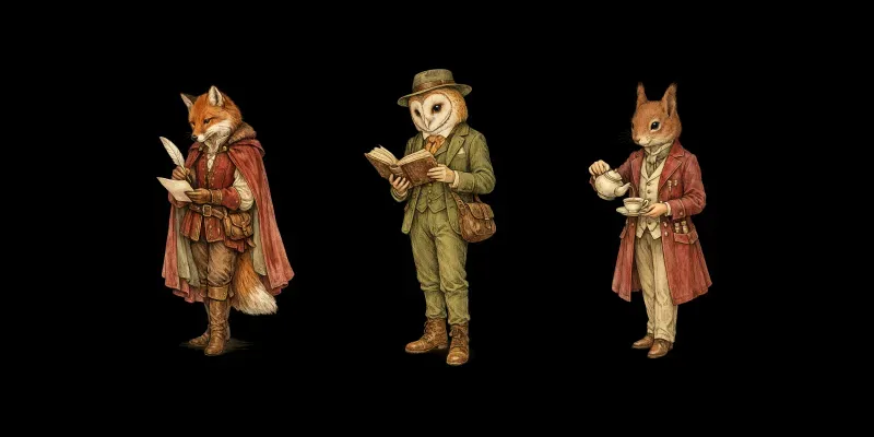 Vintage Storybook Animal Collections generated by undefined