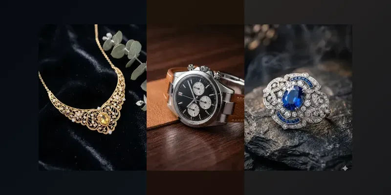 Luxury Jewelry Product Design Mockups generated by undefined