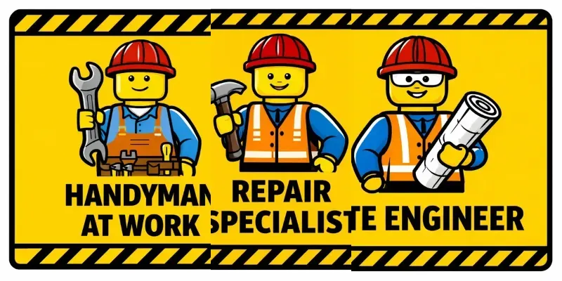 Lego Worker Sign Design Packs generated by undefined