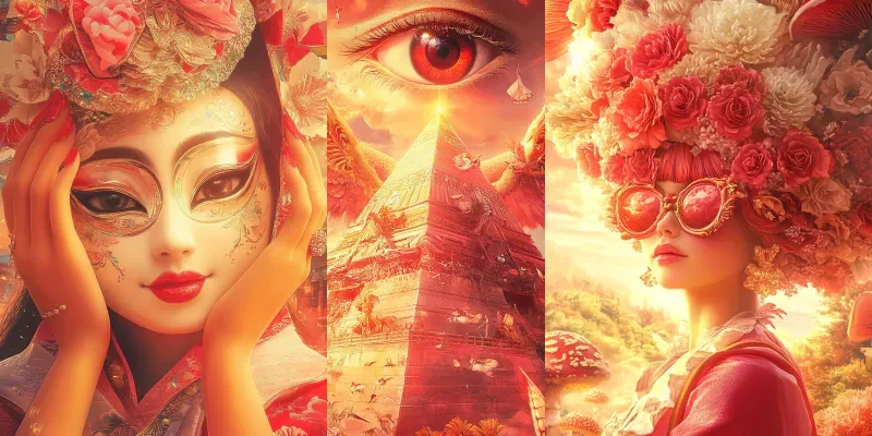 Surreal Eyecatching Masterpieces generated by undefined