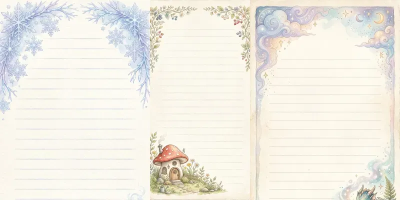 Aesthetic Notebook Paper Generator generated by undefined