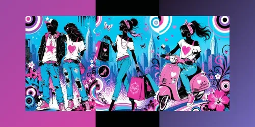 Retro Pop Fashion Vector Packs generated by chatgpt-image