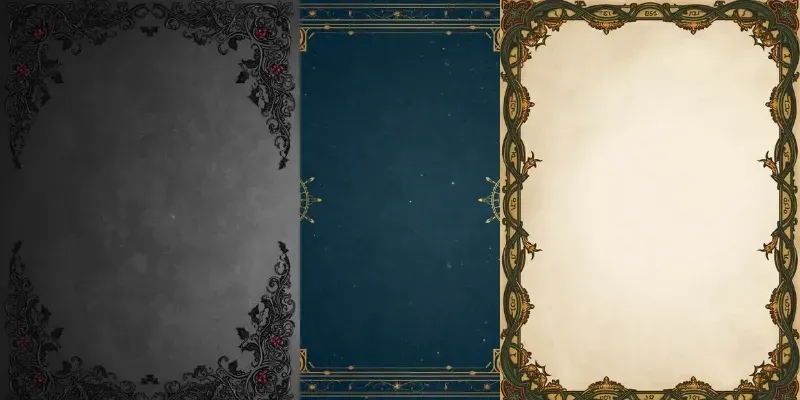 Themed Blank Scroll Invites generated by undefined