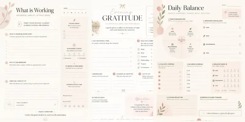 Professional Feminine Planner Generator generated by undefined