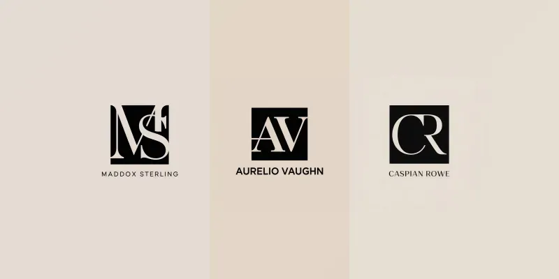 Modern Monogram Identity Kits generated by undefined