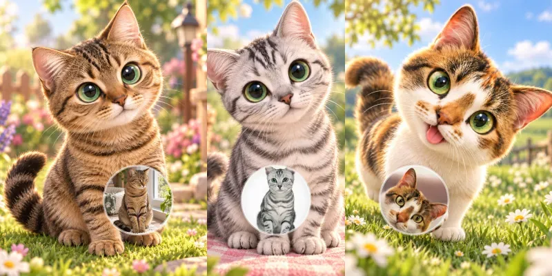3D Pet Character Portraits From Photos
