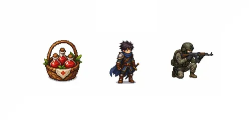 Gameready Pixel Art Asset Creation Assistants generated by chatgpt-image