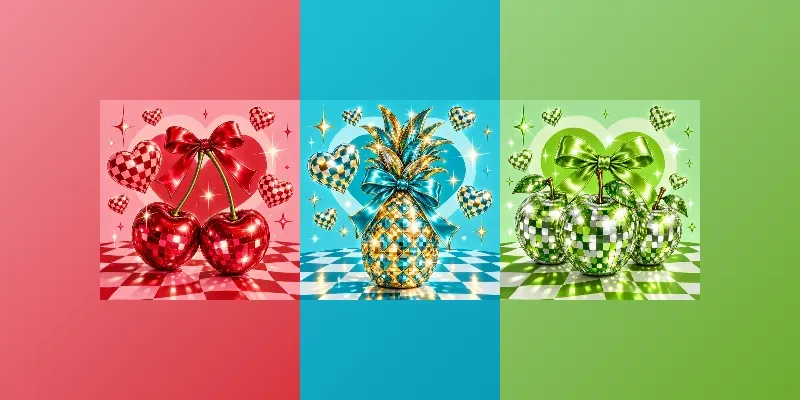 Glossy Disco Fruit Pops