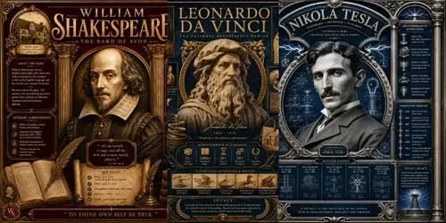 Luxury Editorial Biography Infographics generated by chatgpt-image