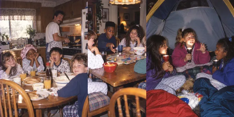 90s Sleepover Party Photos