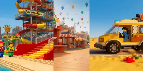 Summer Lego Character Theme Videos generated by grok-video