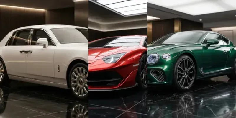 Cinematic Ultrarealistic Luxury Cars generated by undefined