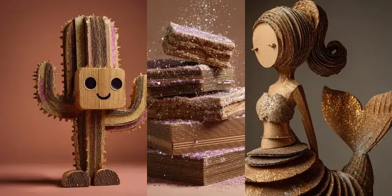 Cardboard Sparkle Crafts generated by undefined