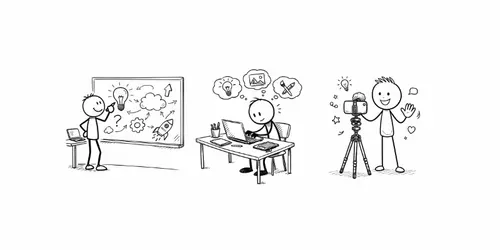 Hand Drawn Stick Figure Activities generated by chatgpt-image