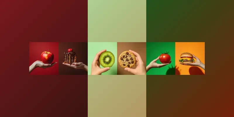 Bold Food Choices Contrast Crave generated by undefined