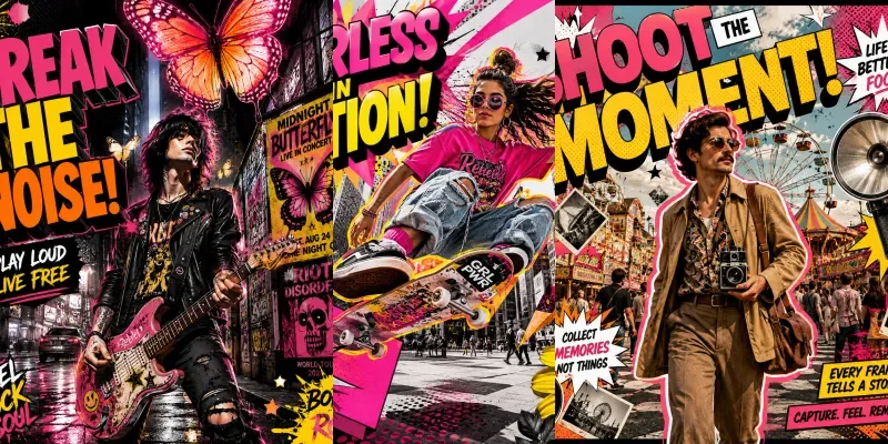Bold Popart Street Stories generated by undefined