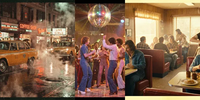Vintage 1970s Film Still Generators generated by undefined