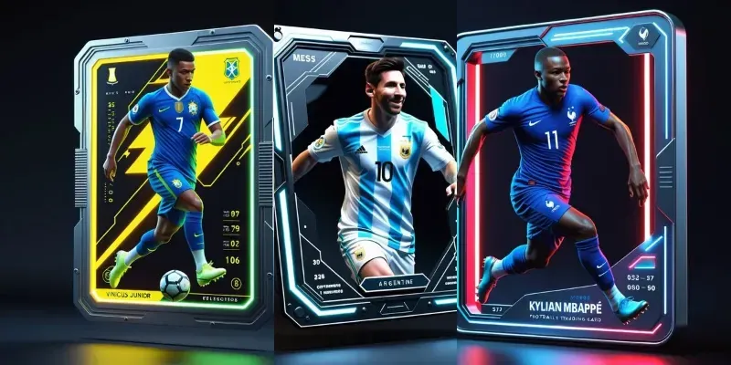 3D Cyberpunk Football Card Generator generated by undefined