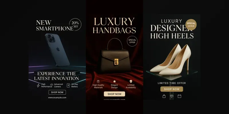 Luxury Singleproduct Promotional Flyers generated by undefined