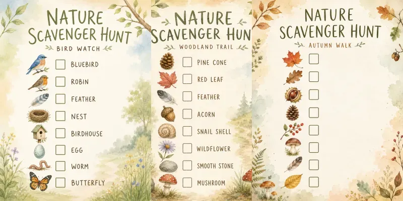Nature Scavenger Hunts generated by undefined