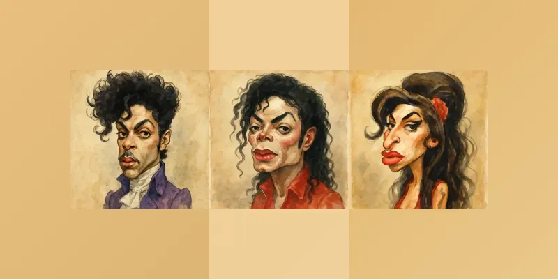 Humorous Exaggeration Portraits generated by undefined