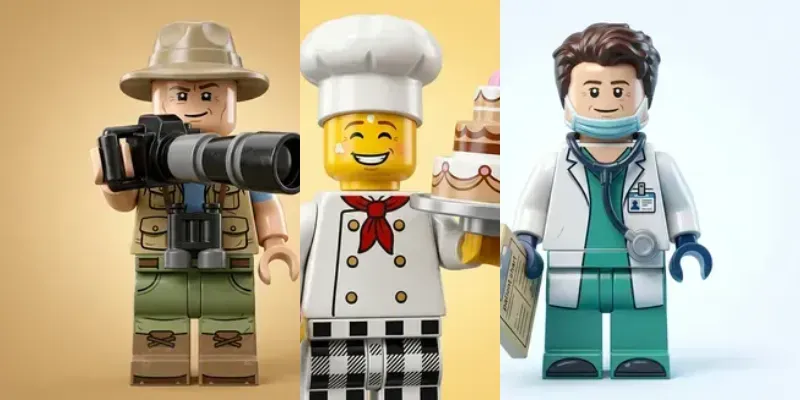 Custom 3D Lego Style Minifigures generated by undefined