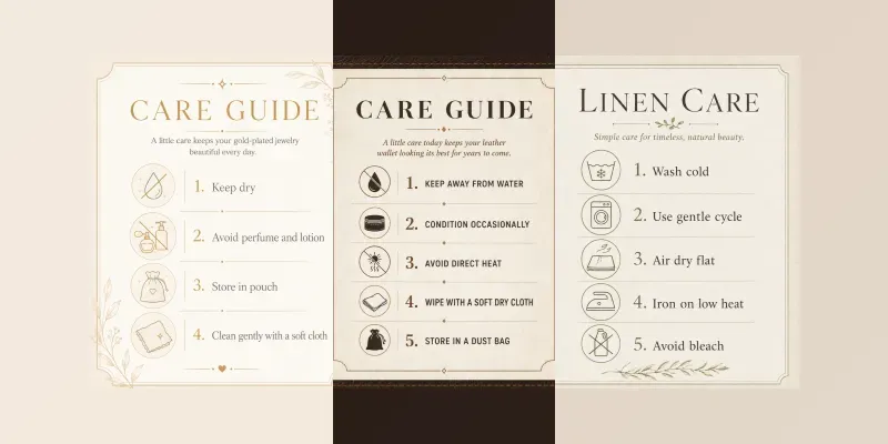 Product Care Card Studios generated by undefined