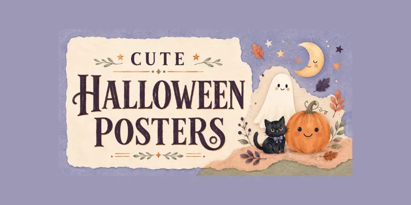 Cute Halloween Posters generated by undefined