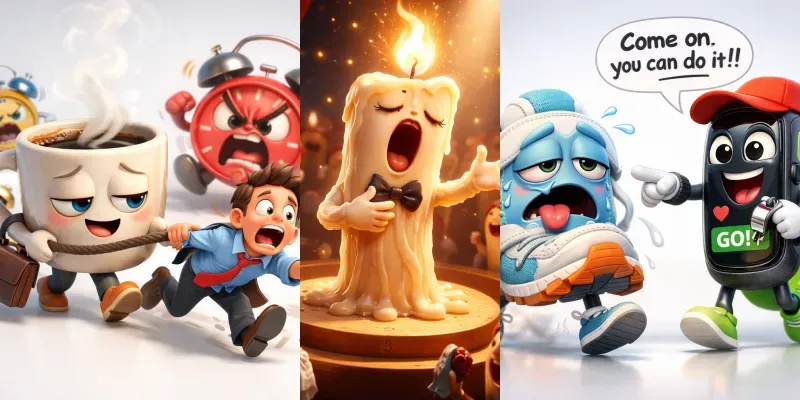 Whimsical 3D Emotion Characters Packs generated by undefined