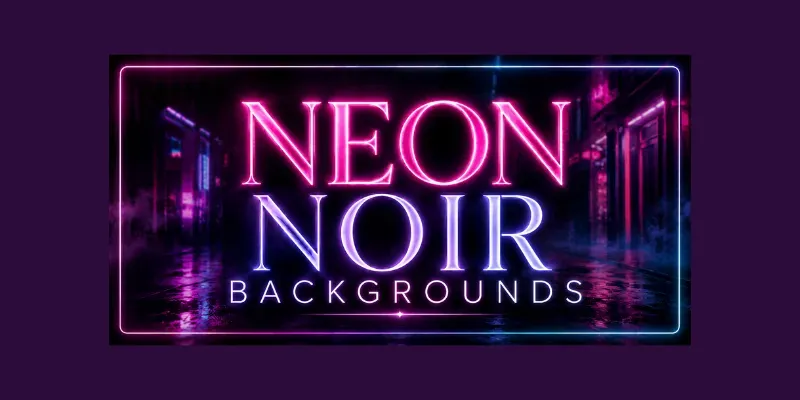 Neon Noir Backgrounds generated by undefined