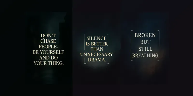Cinematic Quote Posters generated by undefined