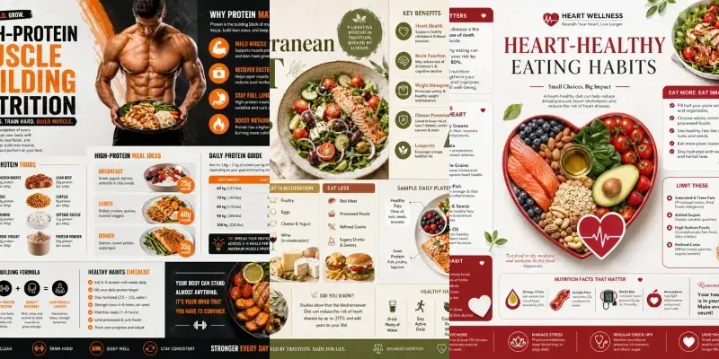 Healthy Lifestyle Infographic Creators generated by undefined